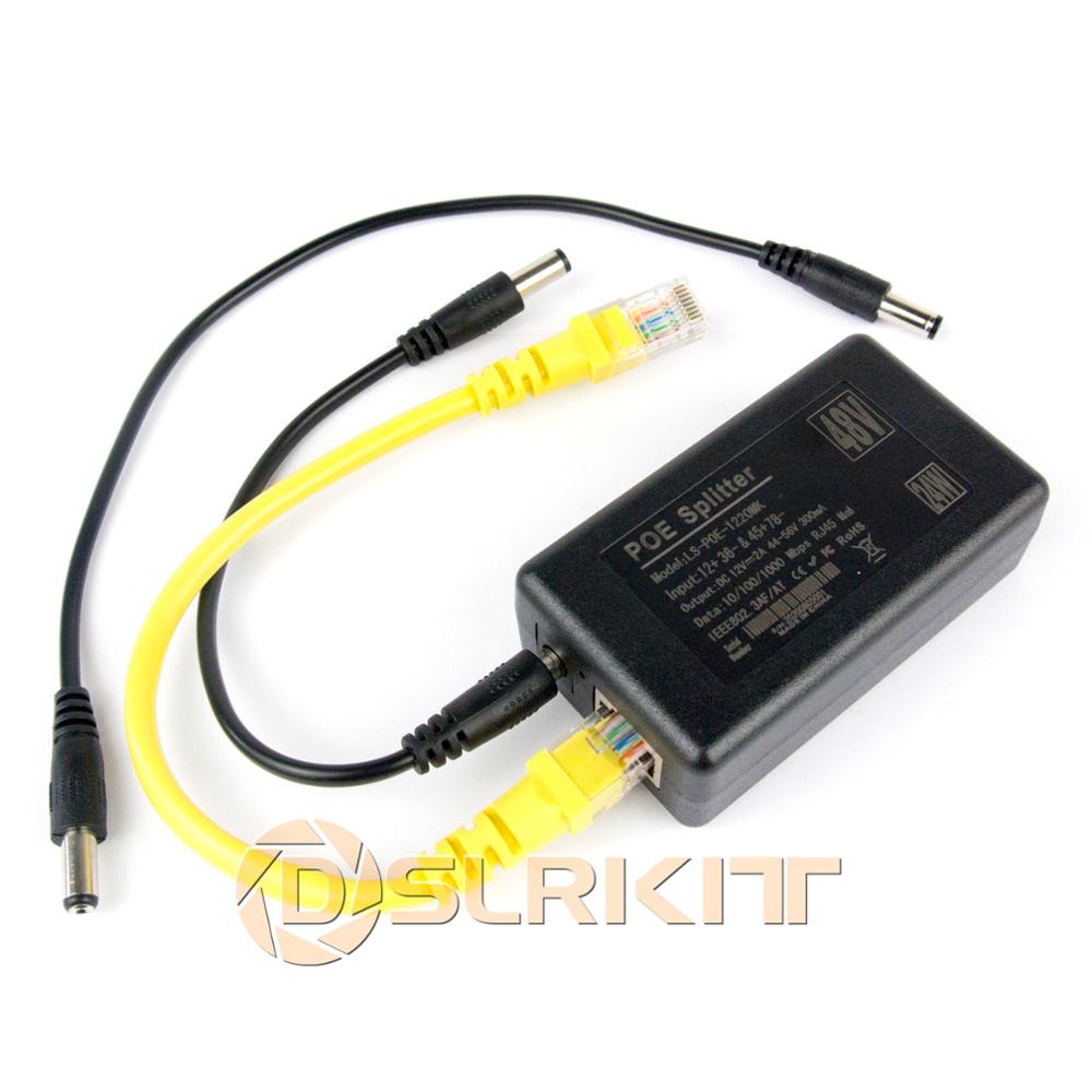 ギガビット 802.3at 24 ワットアクティブ PoE  - Active Poe Splitter Gigabit 12V 2A のレビューと価格